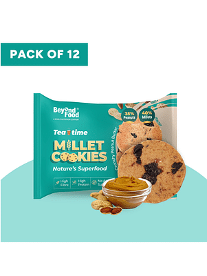Millet Cookies - Crunchy Peanut Butter image